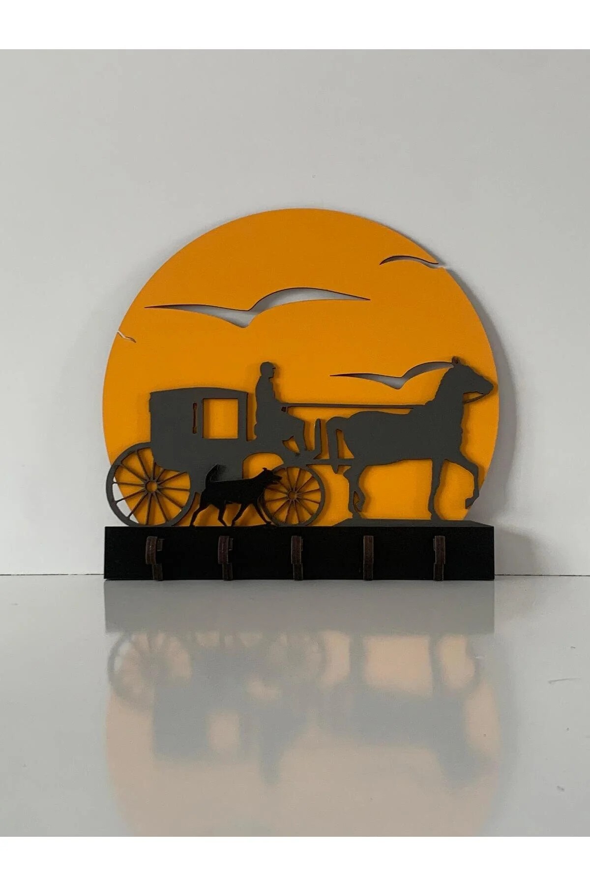 Gün Batımı At Arabası Anahtar Askısı, Anahtarlık