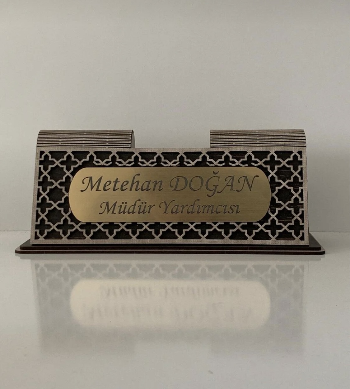 Ahşap Masaüstü İsimlik