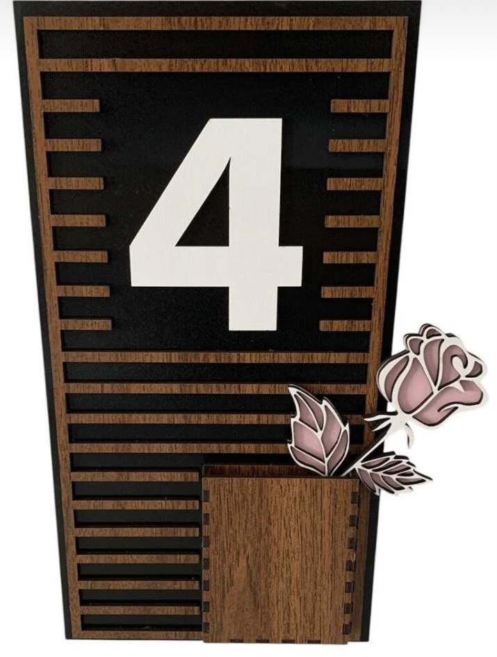 Numaralı Kapı Süsü Kapı Numaralığı - Görsel 8