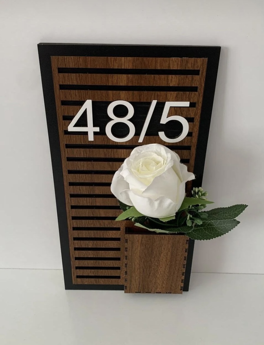 Numaralı Kapı Süsü Kapı Numaralığı - Görsel 5