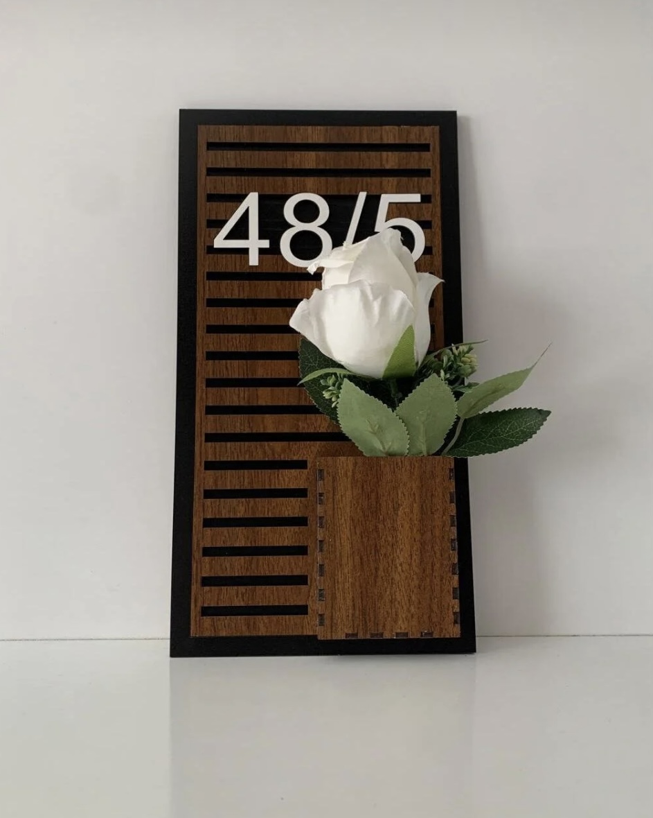 Numaralı Kapı Süsü Kapı Numaralığı