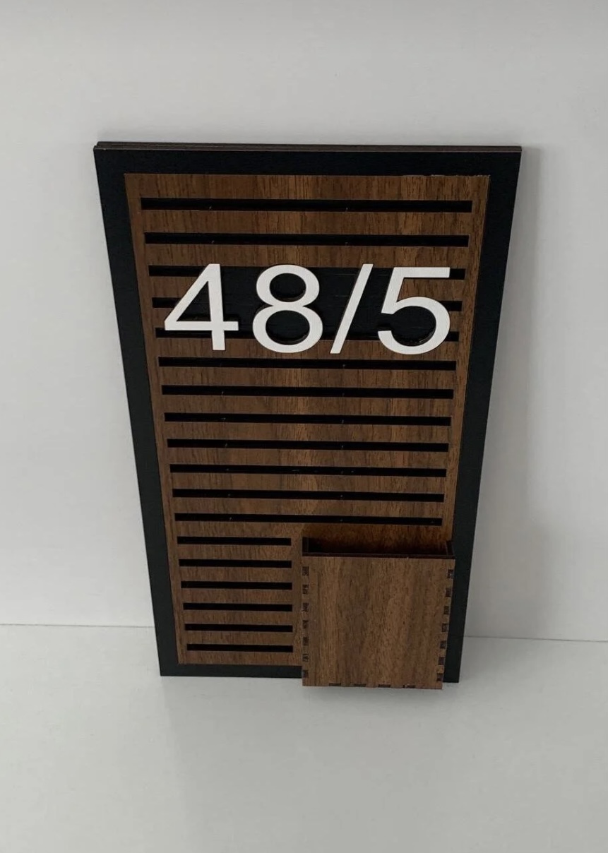 Numaralı Kapı Süsü Kapı Numaralığı - Görsel 4