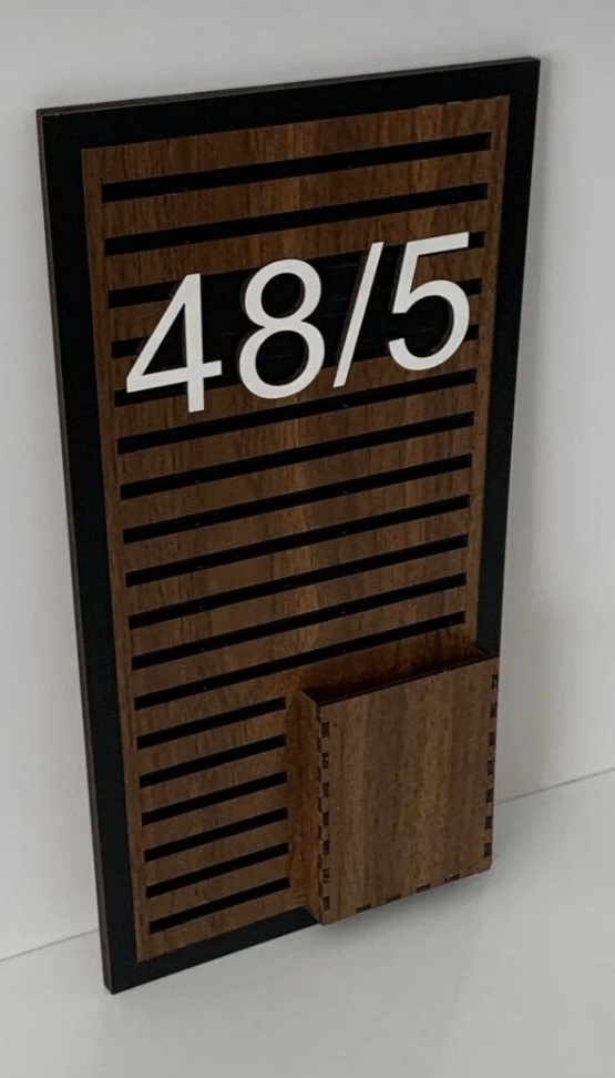 Numaralı Kapı Süsü Kapı Numaralığı - Görsel 3