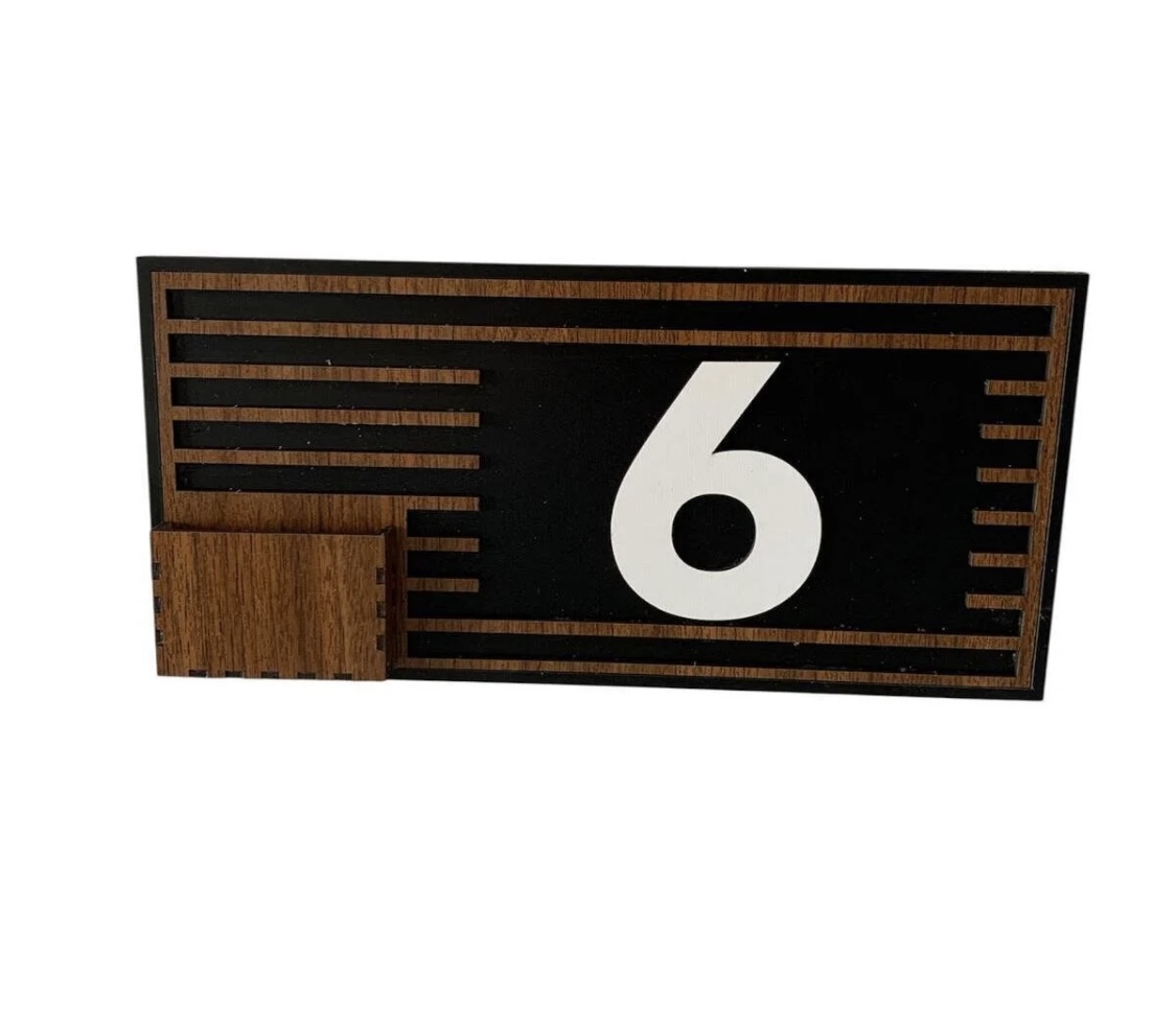 Numaralı Kapı Süsü Kapı Numaralığı - Görsel 7