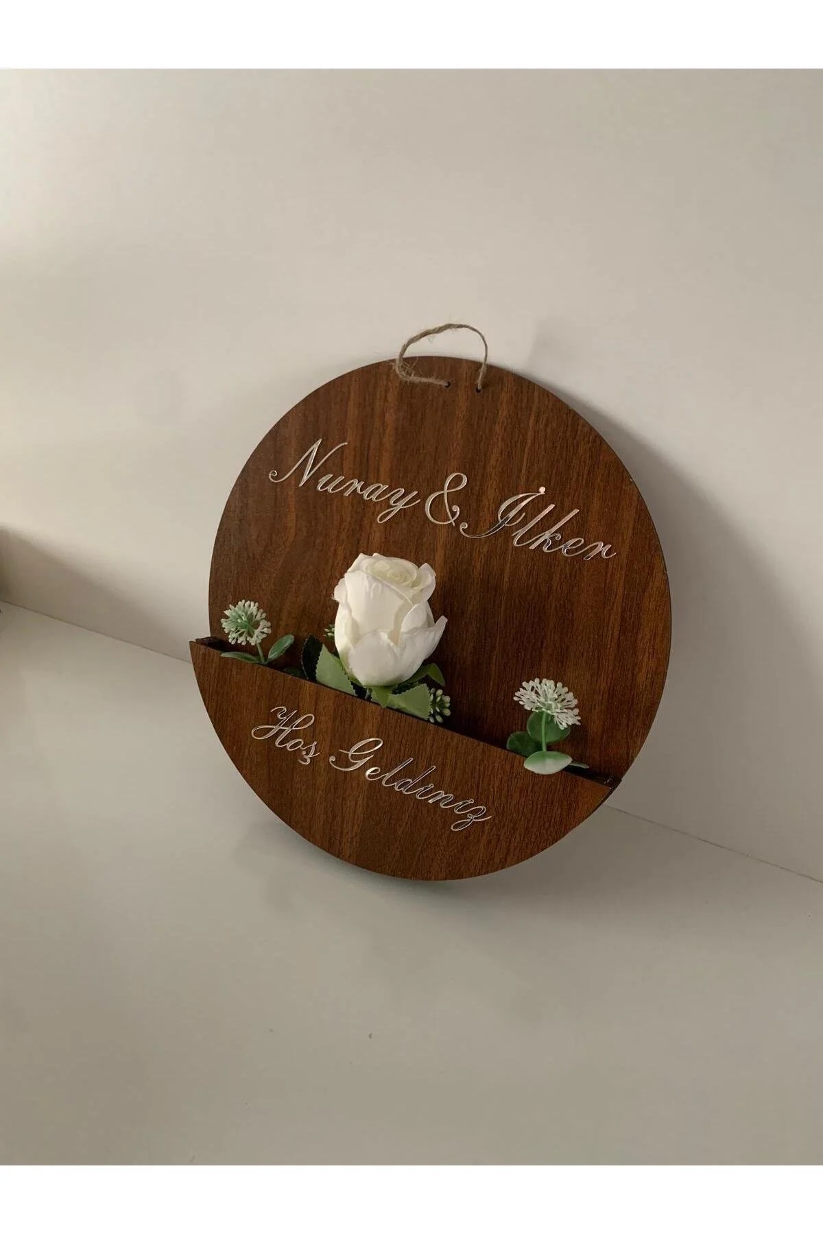 Hoş Geldiniz Kişiye Özel Kapı Süsü - Görsel 4