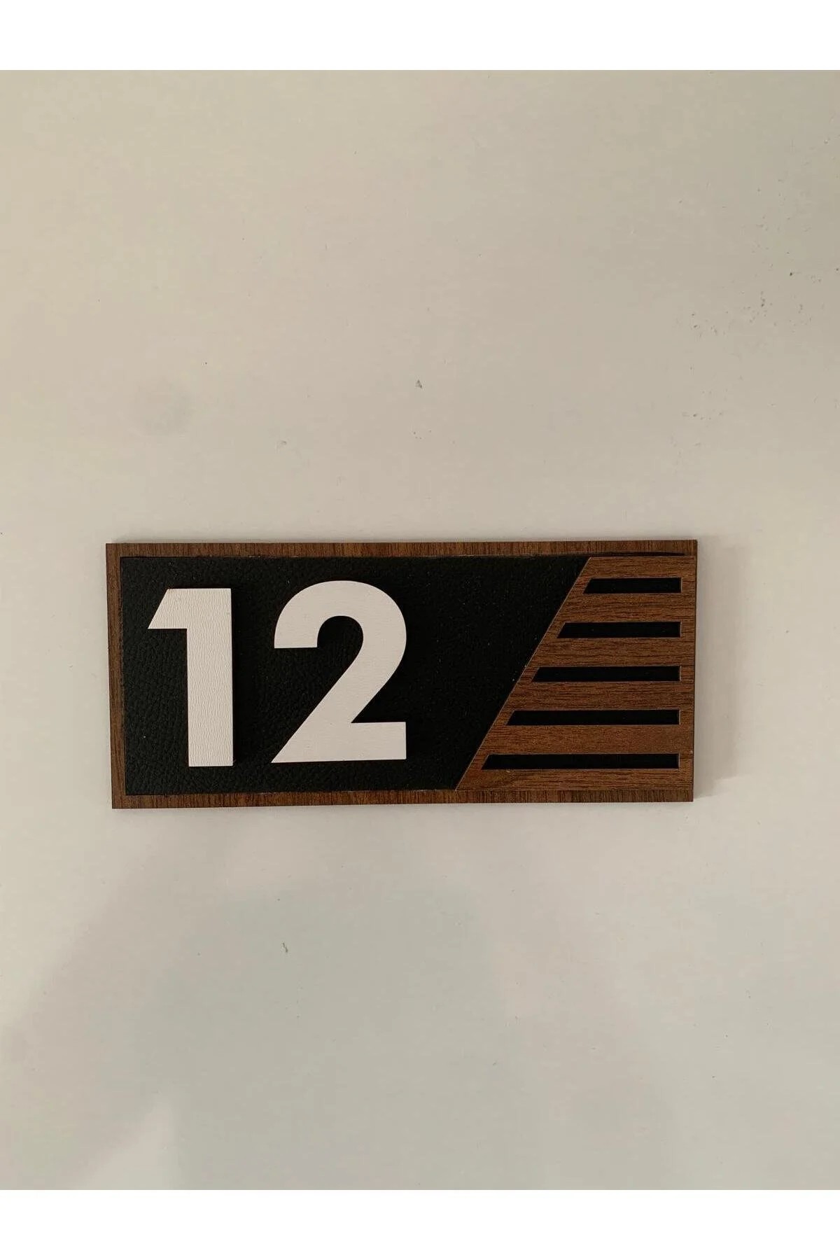 Suni Derili Ahşap Kapı Önü Numaralığı - Görsel 3