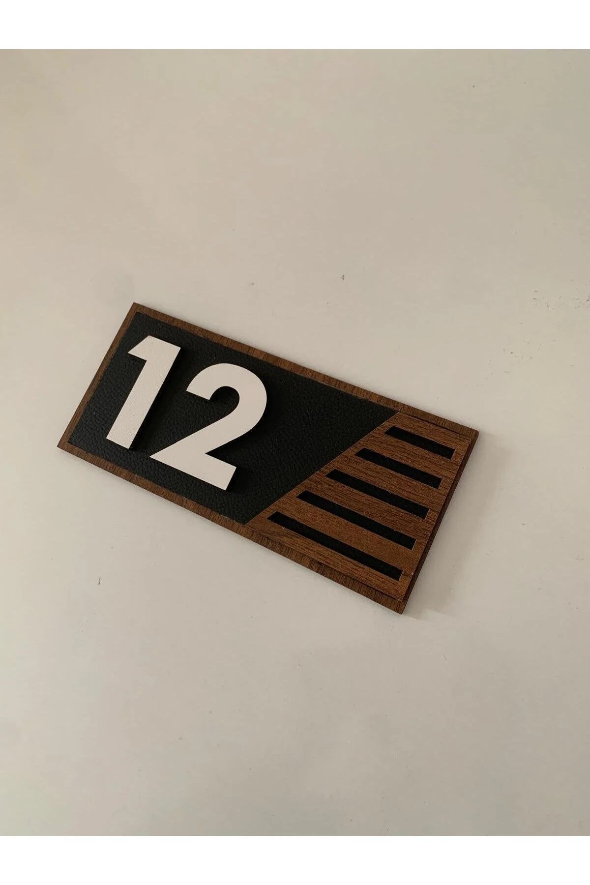 Suni Derili Ahşap Kapı Önü Numaralığı - Görsel 4