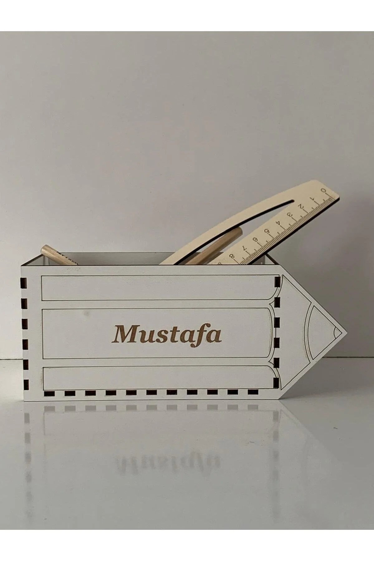 Ahşap İsimli Kişiye Özel Kalemlik
