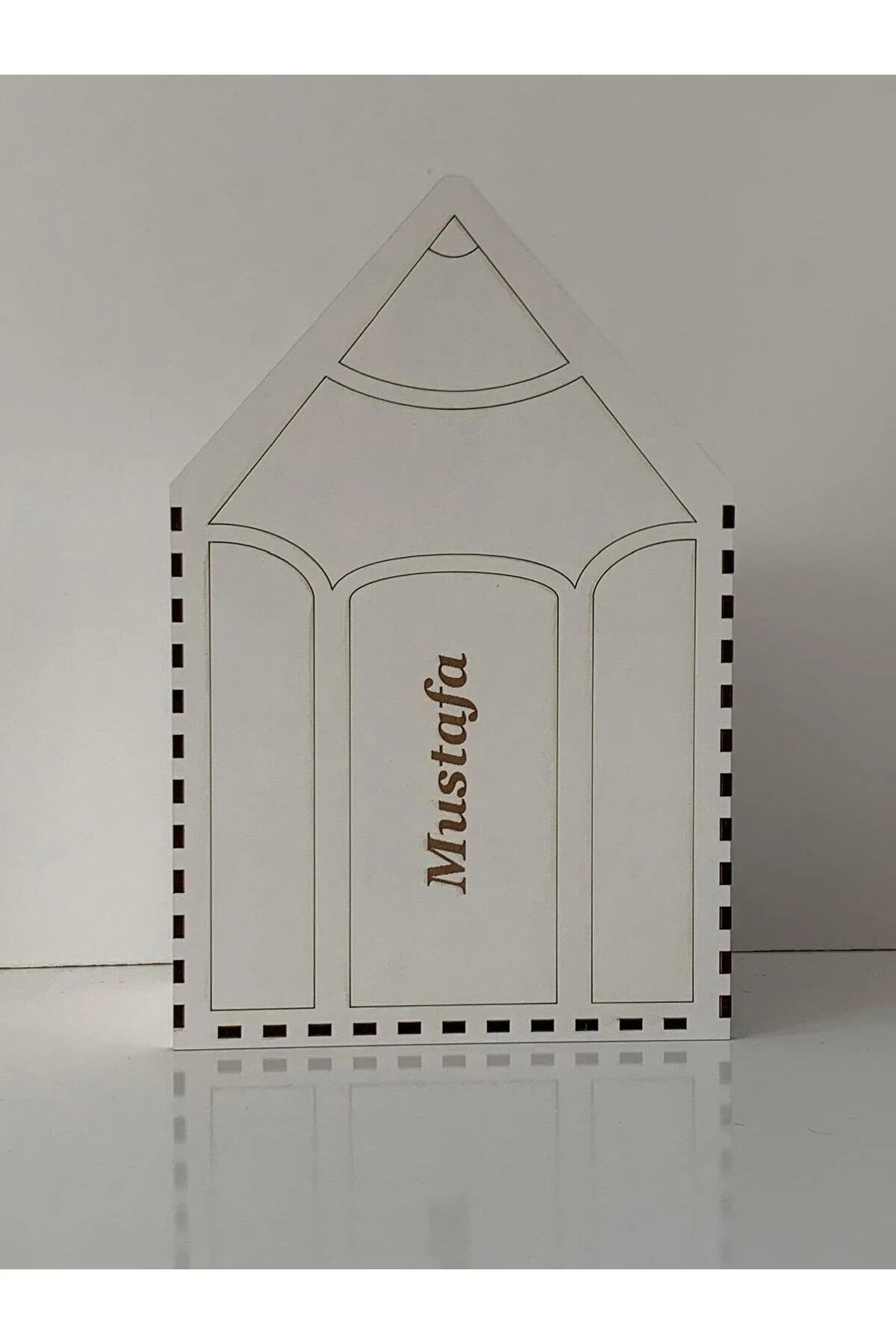 İsimli Kişiselleştirilebilir Ahşap Kalemlik - Görsel 4