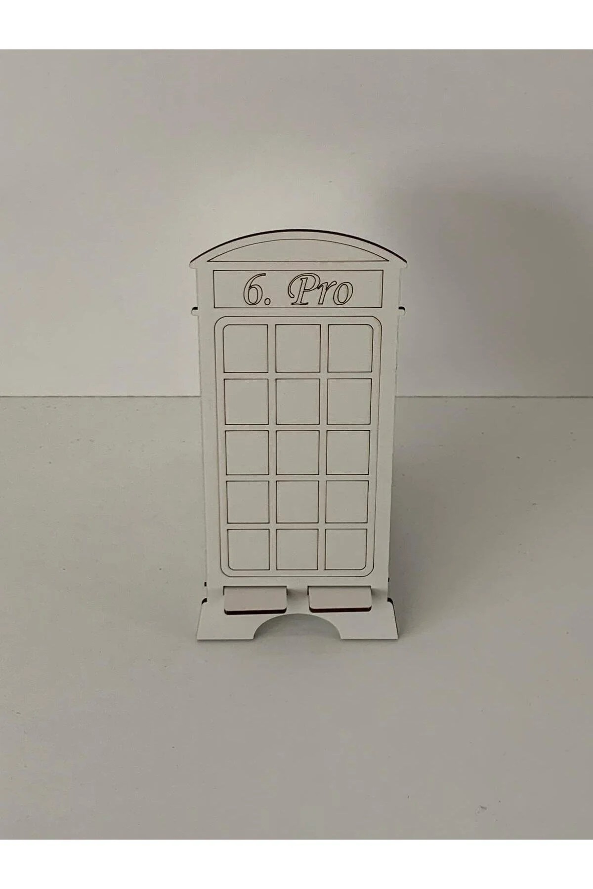 Ahşap Kişiye Özel Telefon Tutucu