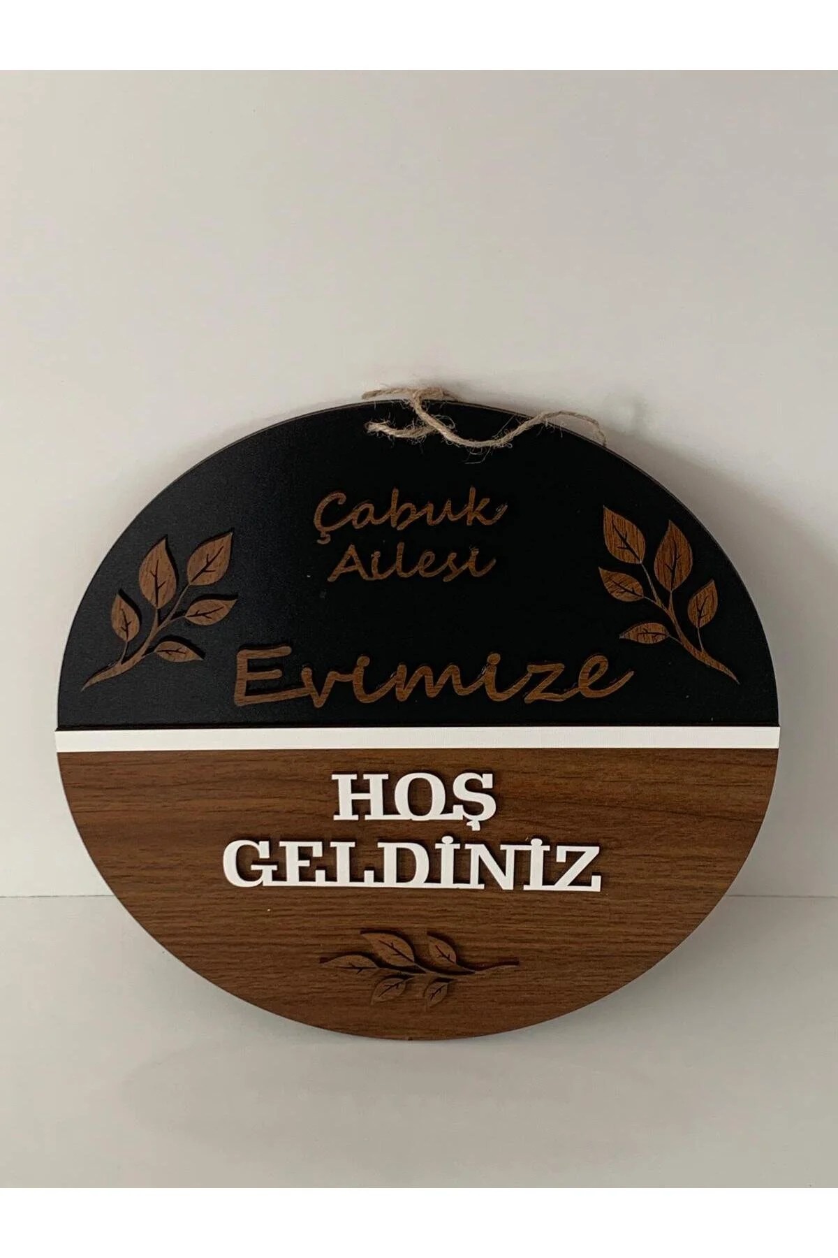 Kişiye Özel Ahşap Kapı Süsü - Görsel 4