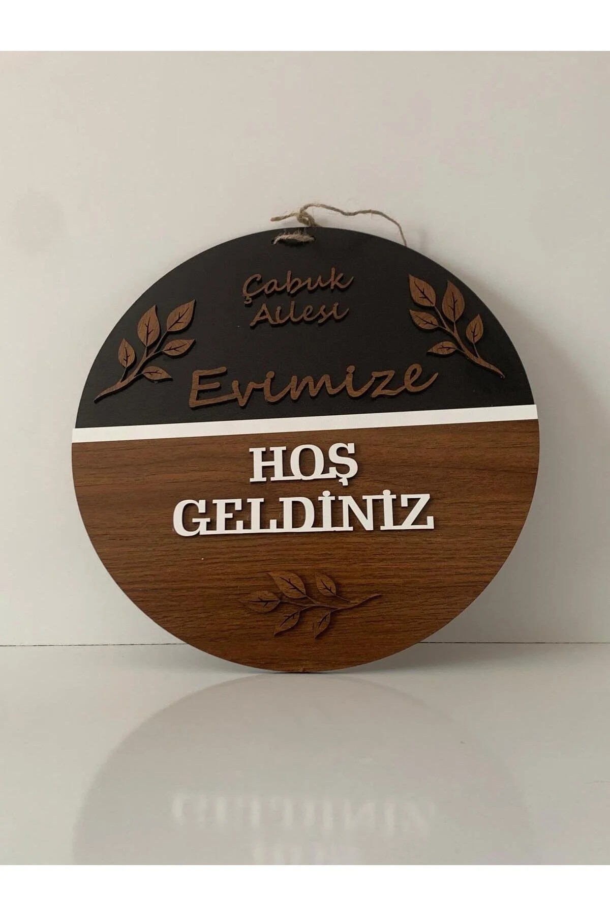 Kişiye Özel Ahşap Kapı Süsü