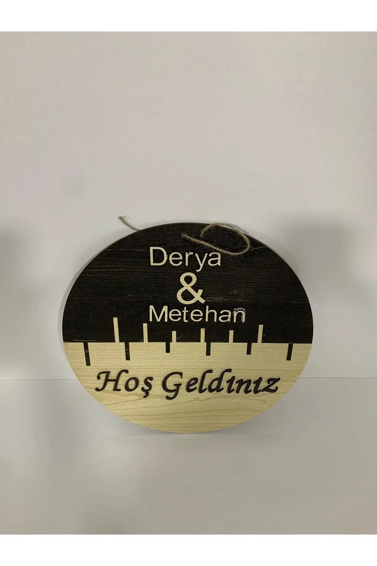 Kişiye Özel Isim Yazılabilir Hoş Geldiniz Kapı Süsü - Görsel 3