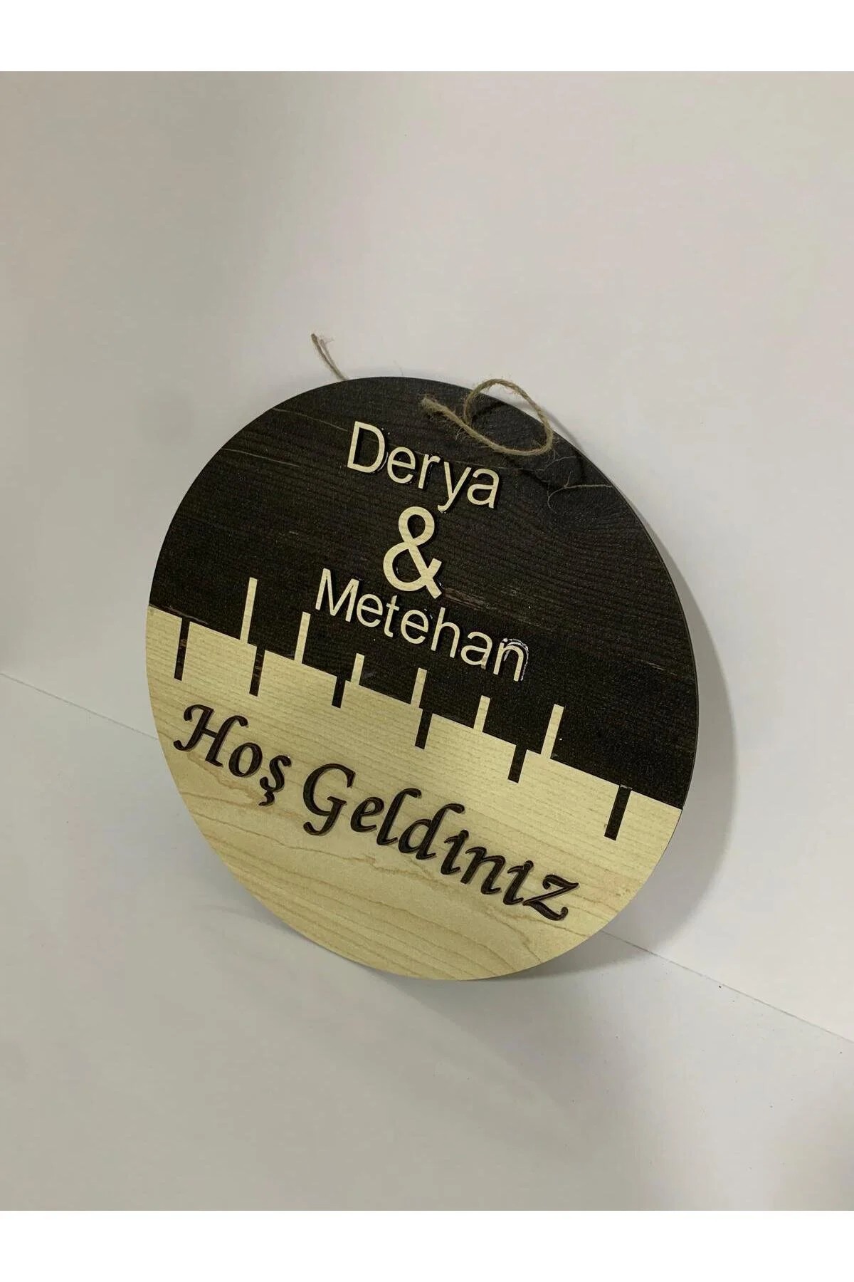 Kişiye Özel Isim Yazılabilir Hoş Geldiniz Kapı Süsü - Görsel 4