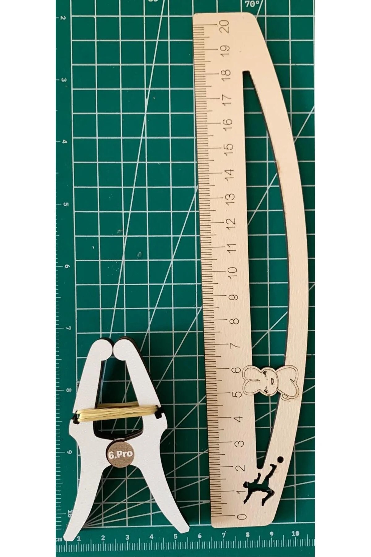 Mandal El Tipi Ahşap Hobi Amaçlı İşkence Kıskaç Klips 8cm - Görsel 3