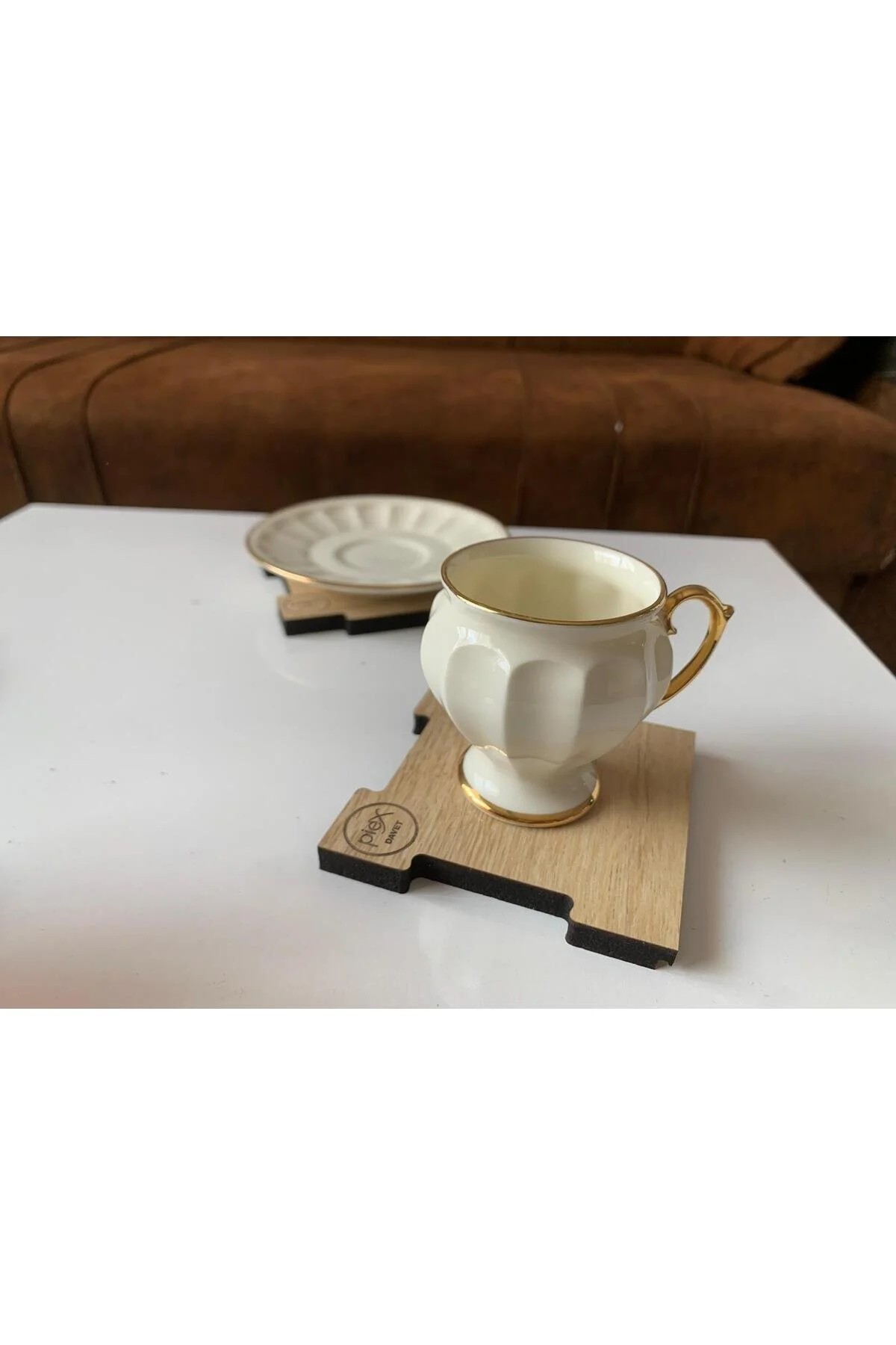 Kişiye Özel İsim Yazılabilen Kalın Bardak Altlığı - Görsel 3