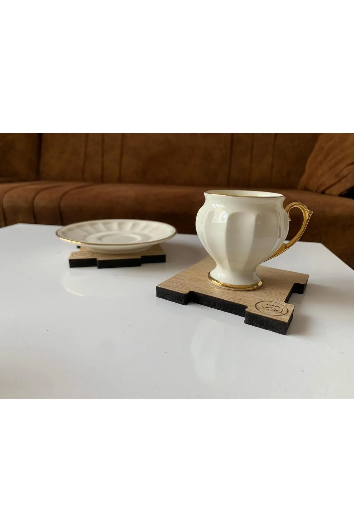 Kişiye Özel İsim Yazılabilen Kalın Bardak Altlığı - Görsel 4