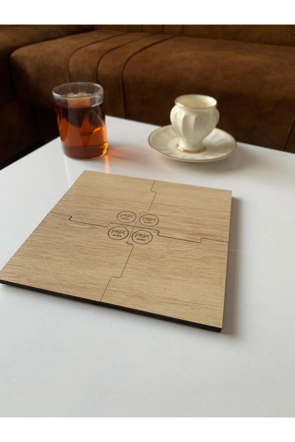 Kişiye Özel İsim Yazılabilen Kalın Bardak Altlığı - Görsel 7