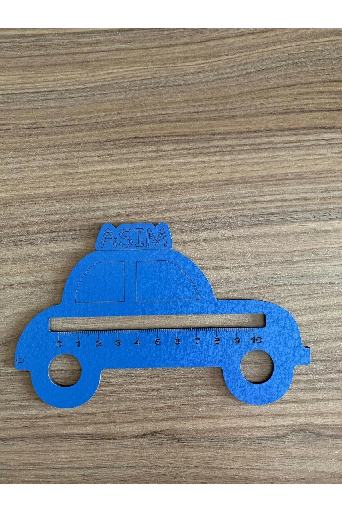 Araba Şekilli Ahşap Cetvel (3'lü)