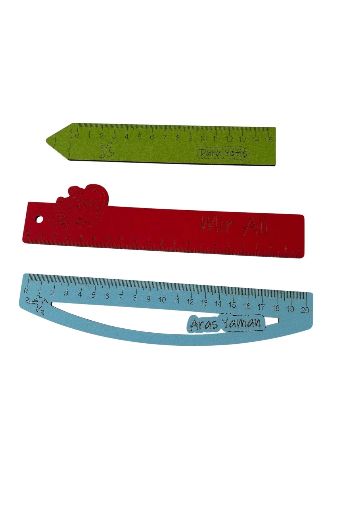 Ahşap Cetvel (3'lü)