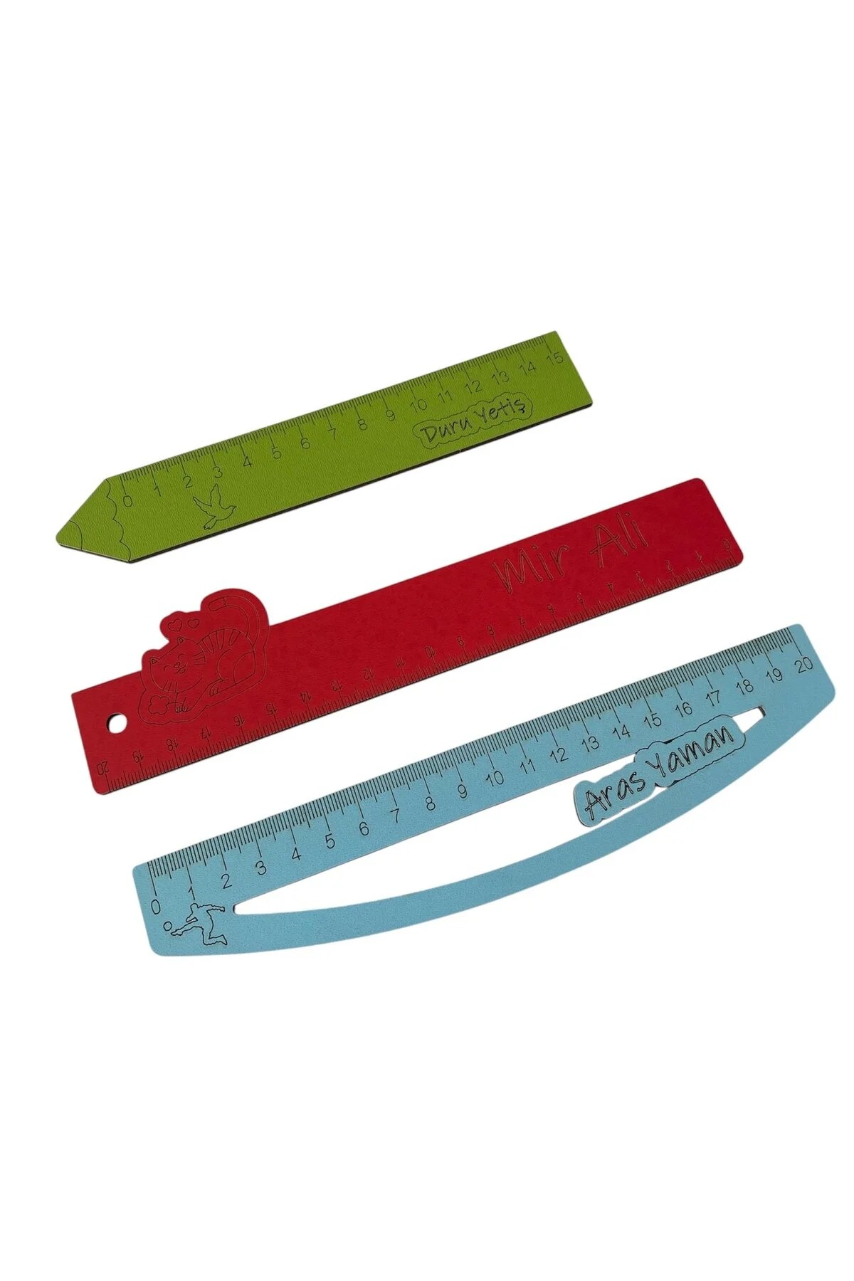 Ahşap Cetvel (3'lü) - Görsel 3