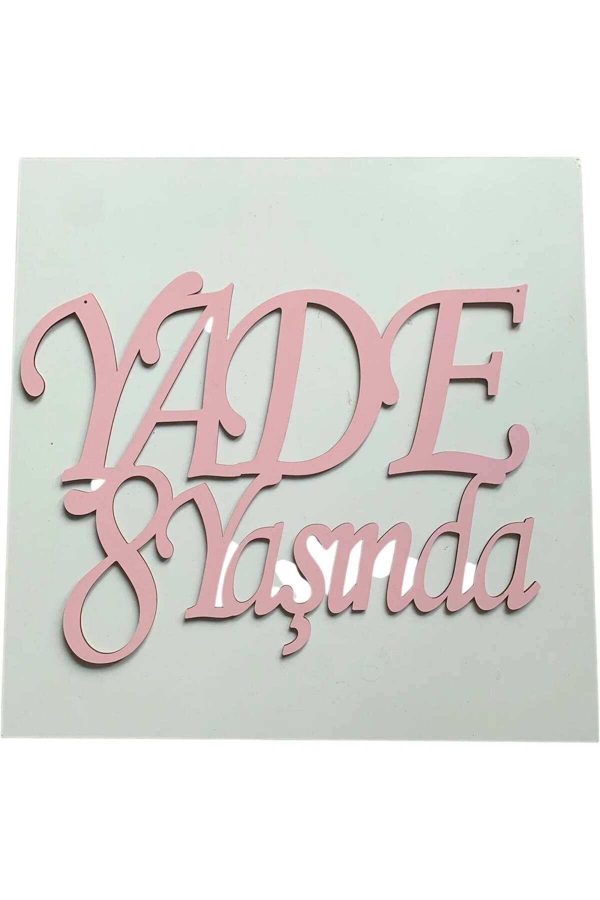 Kişiye Özel İsimlik Süs Doğum Günü İsim Panosu