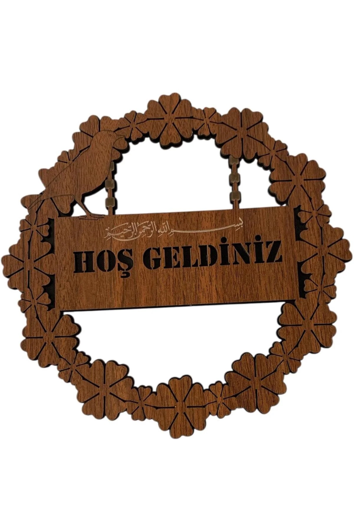 Kapı Süsü Numaralık Hoş Geldiniz Yazılı Dekoratif Ev Hediyesi