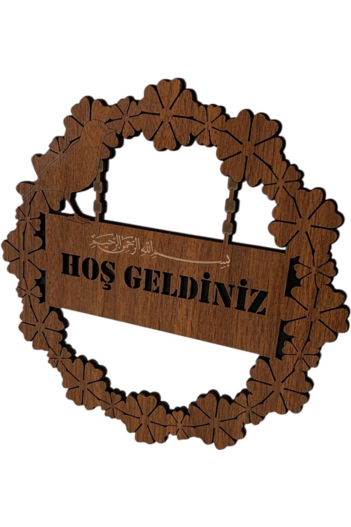 Kapı Süsü Numaralık Hoş Geldiniz Yazılı Dekoratif Ev Hediyesi - Görsel 3