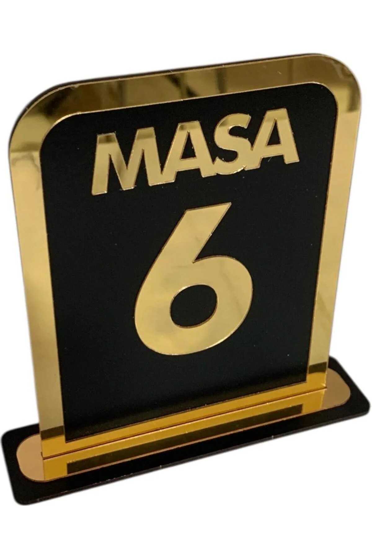 5'li Ahşap Masa Numaralığı Lokanta, Kafe, Restoran, Çay Bahçesi Vb. İçin Masa Numaralığı - Görsel 4