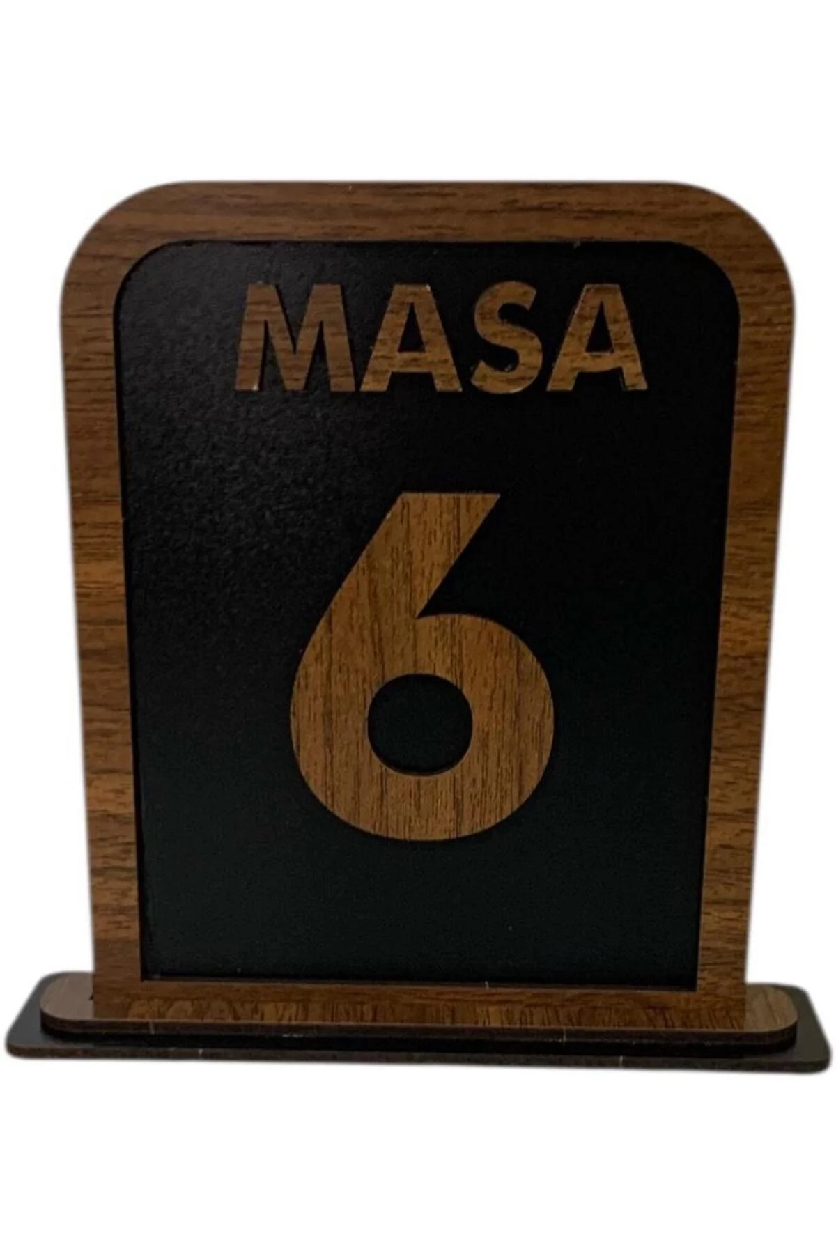 5'li Ahşap Masa Numaralığı Lokanta, Kafe, Restoran, Çay Bahçesi Vb. İçin Masa Numaralığı