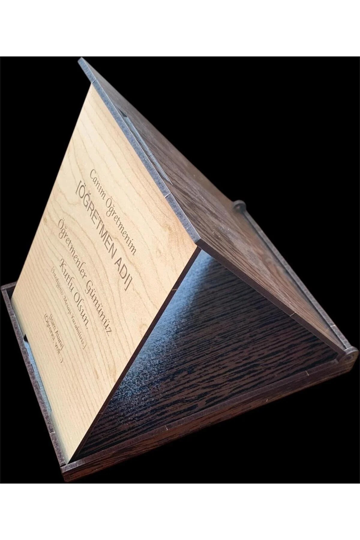 Kişiye Özel Ahşap Öğretmenler Günü Plaketi - Görsel 5
