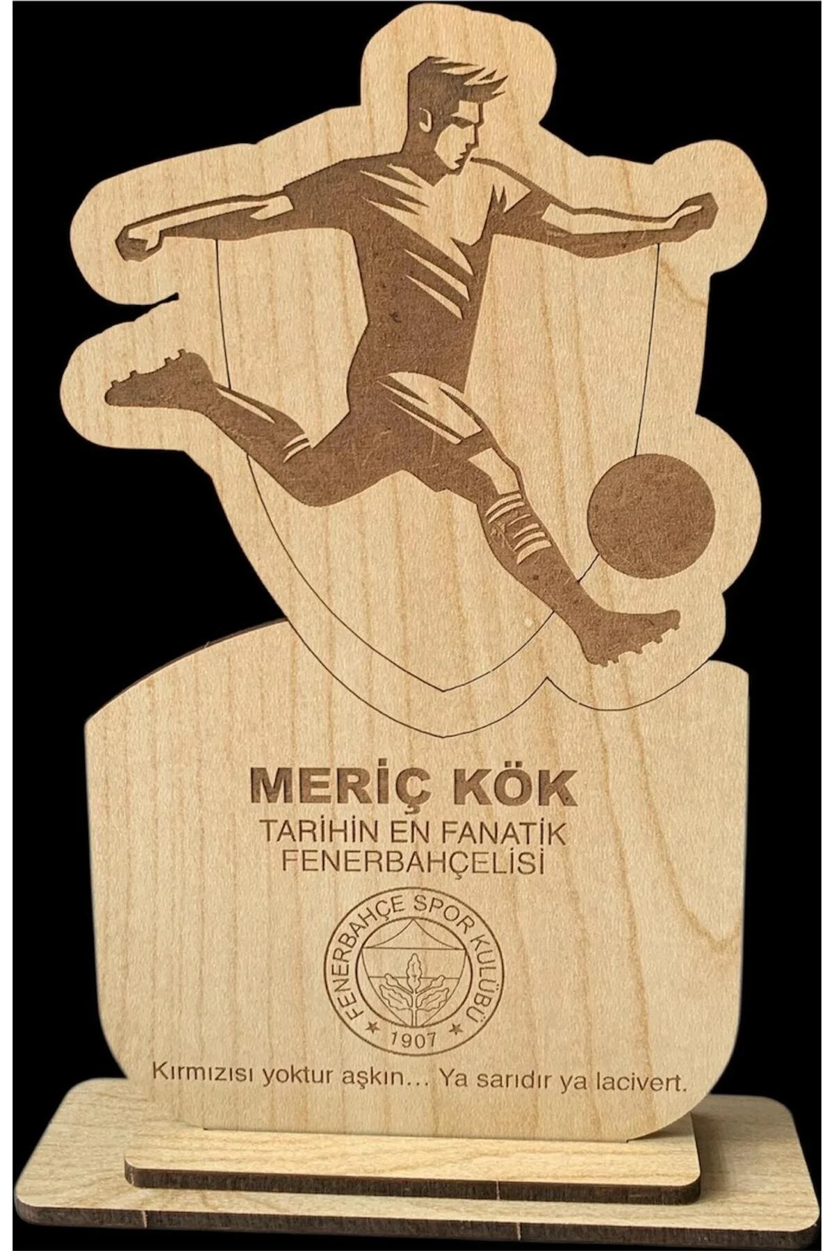 Hediyelik Futbol Figürlü Kişiye Özel Masaüstü Süs, Biblo