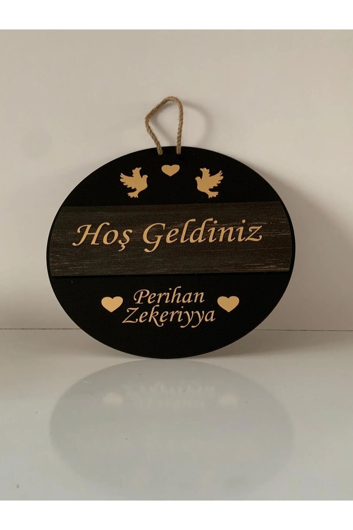 Hoş Geldiniz Kişiye Özel Kapı Süsü